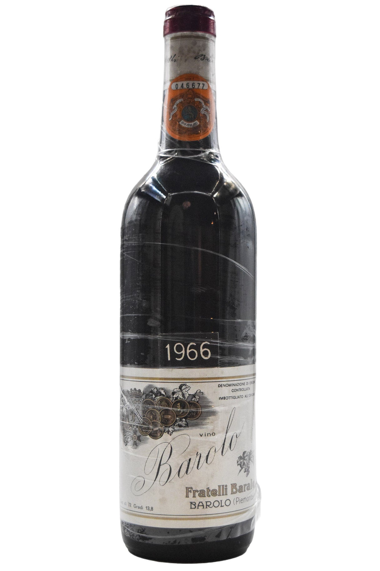 Bottle of Barale Fratelli Barolo 1966-Red Wine-Flatiron SF