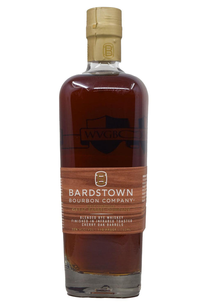 Bottle of Bardstown Bourbon Collaborative Series West Virginia Great Barrel Company Blended Rye-Spirits-Flatiron SF