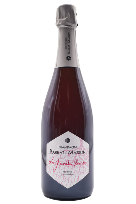 Bottle of Barrat-Masson Champagne Rose de Saignee Brut Nature La Grande Homee NV-Sparkling Wine-Flatiron SF