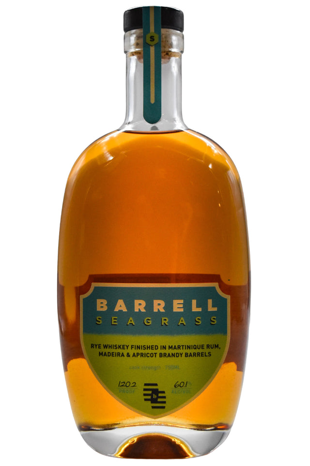 Bottle of Barrell Craft Spirits Seagrass Rye Whiskey-Spirits-Flatiron SF