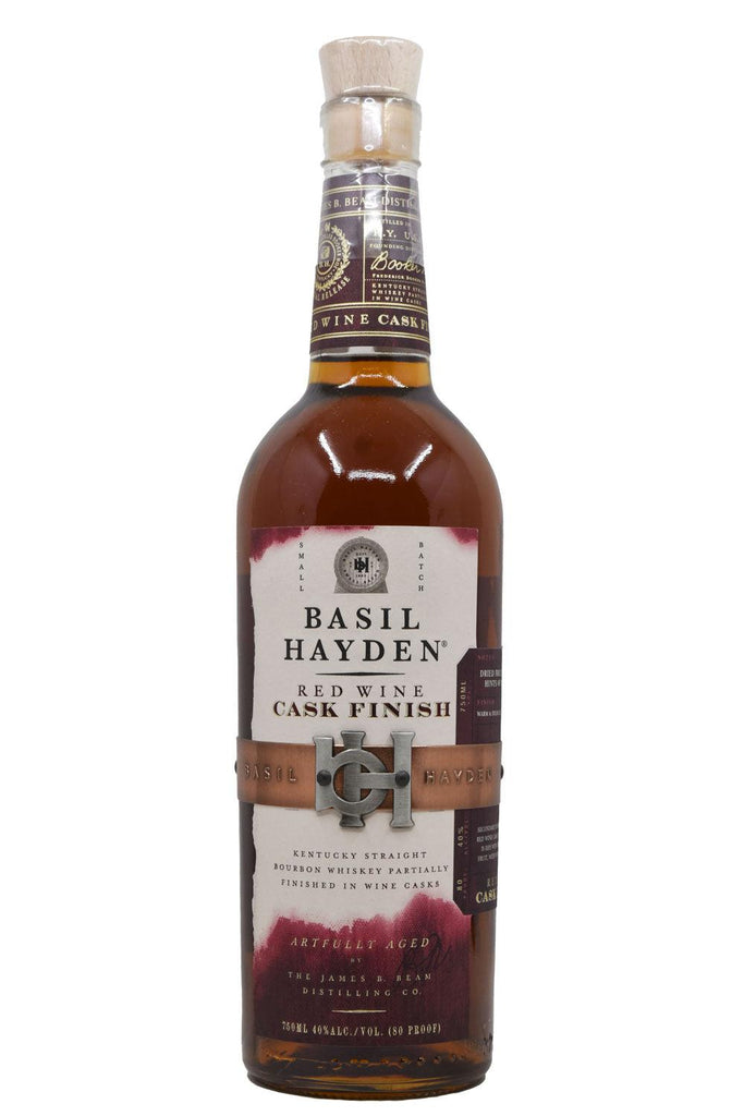 Bottle of Basil Hayden Red Wine Cask Finish Bourbon-Spirits-Flatiron SF