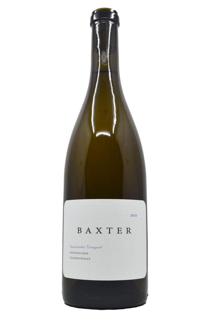 Bottle of Baxter Mendocino County Chardonnay Oppenlander Vineyard 2020-White Wine-Flatiron SF