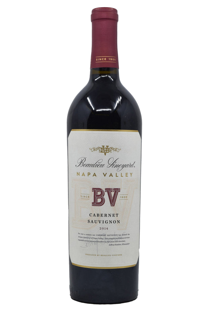 Bottle of Beaulieu Vineyard (BV) Cabernet Sauvignon 2014-Red Wine-Flatiron SF