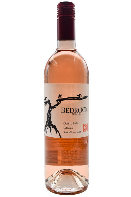 Bottle of Bedrock California Rose Ode to Lulu 2025-Rosé Wine-Flatiron SF