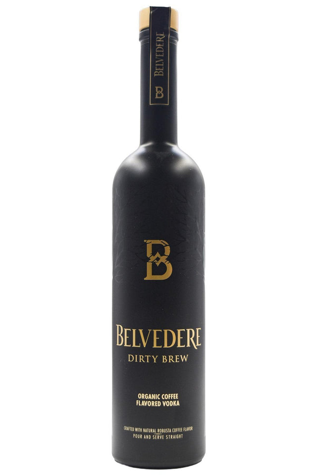 Bottle of Belvedere Dirty Brew Coffee Vodka-Spirits-Flatiron SF