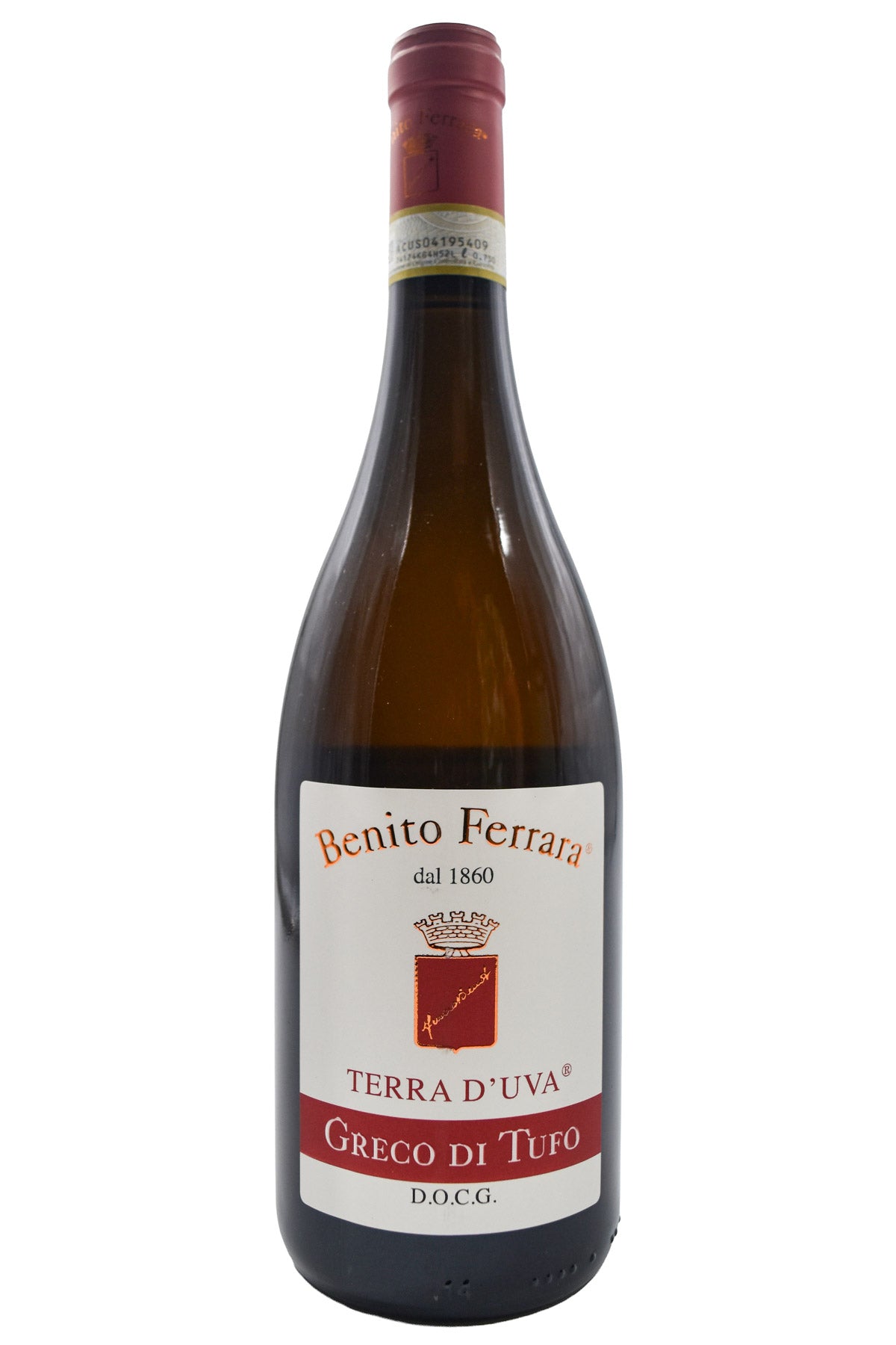 Bottle of Benito Ferrara Greco di Tufo Terra d'Uva 2023-White Wine-Flatiron SF
