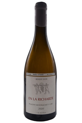 Bottle of Benoit Ente Puligny Montrachet 1er Cru Les Folatieres En La Richarde 2020 [NET]-White Wine-Flatiron SF