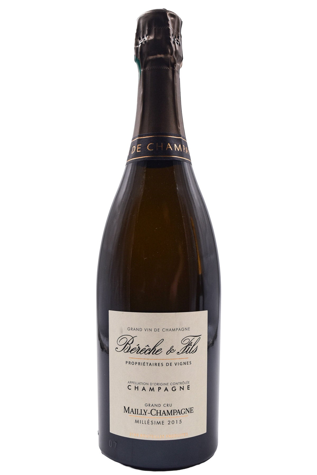 Bottle of Bereche et Fils Champagne Grand Cru Mailly 2015 [NET]-Sparkling Wine-Flatiron SF