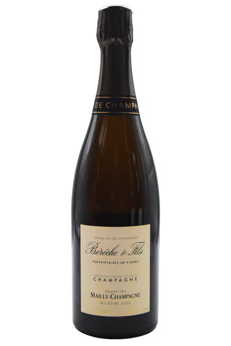 Bottle of Bereche et Fils Champagne Grand Cru Mailly 2020-Sparkling Wine-Flatiron SF