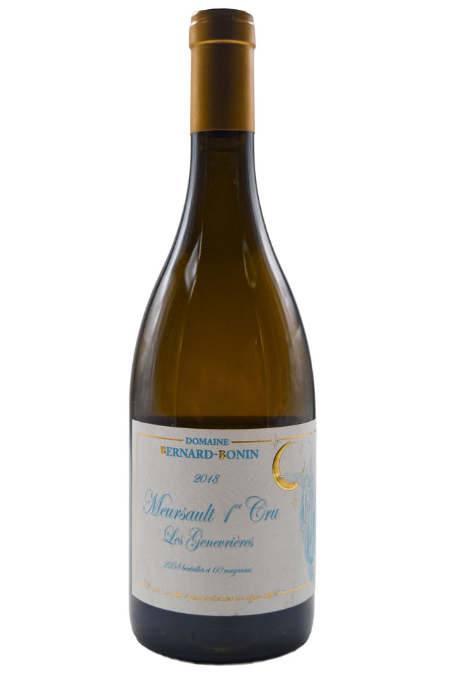 Bottle of Bernard Bonin Meursault 1er Cru Les Genevrieres 2018 [NET]-White Wine-Flatiron SF
