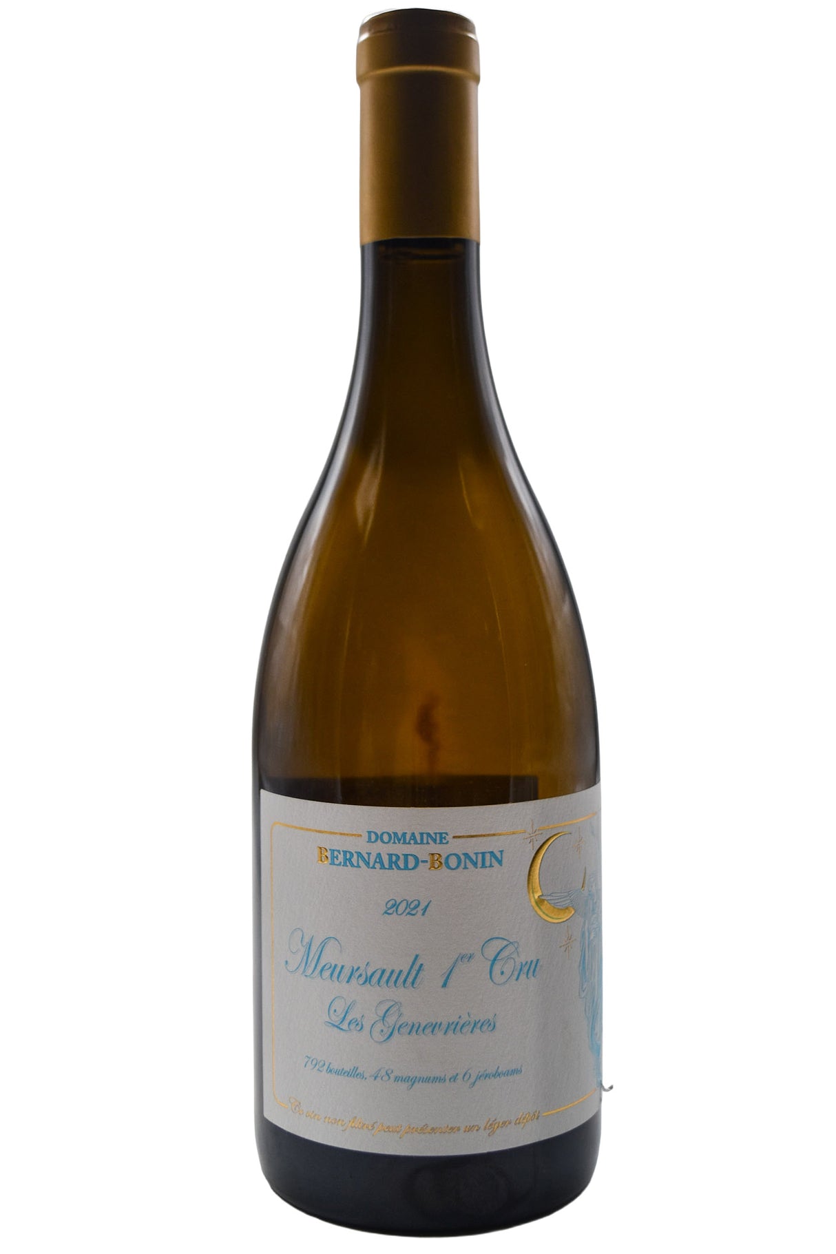 Bottle of Bernard Bonin Meursault 1er Cru Les Genevrieres 2021 [NET]-White Wine-Flatiron SF