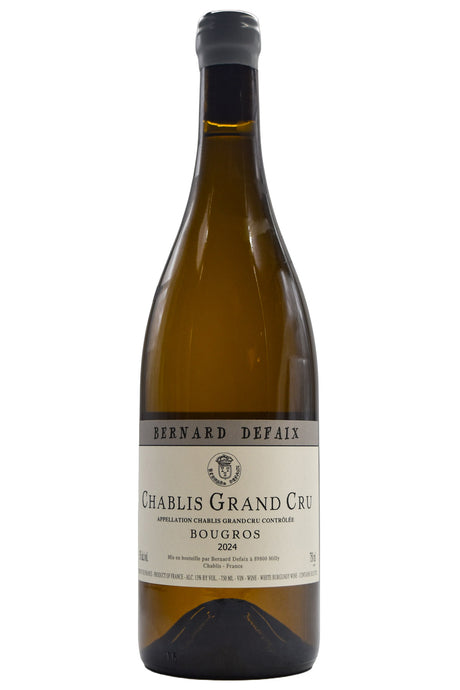 Bottle of Bernard Defaix Chablis Grand Cru Bougros 2024-White Wine-Flatiron SF