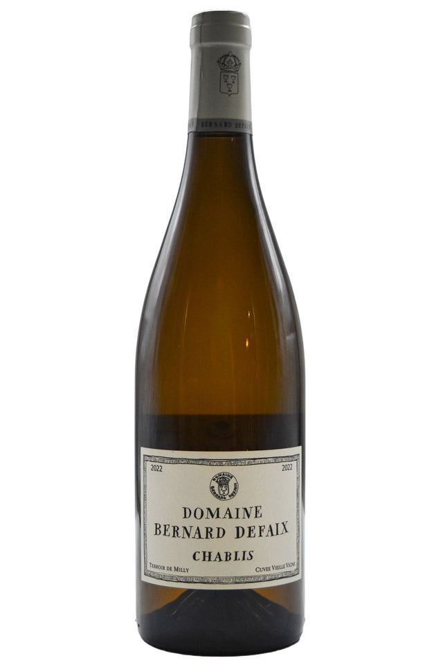 Bottle of Bernard Defaix Chablis Vieilles Vignes 2022-White Wine-Flatiron SF