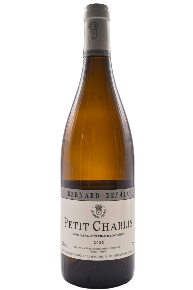 Bottle of Bernard Defaix Petit Chablis 2023-White Wine-Flatiron SF