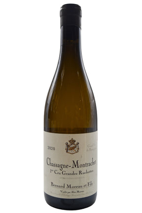 Bottle of Bernard Moreau et Fils Chassagne Montrachet 1er Cru Grands Ruchottes 2020 [NET]-White Wine-Flatiron SF