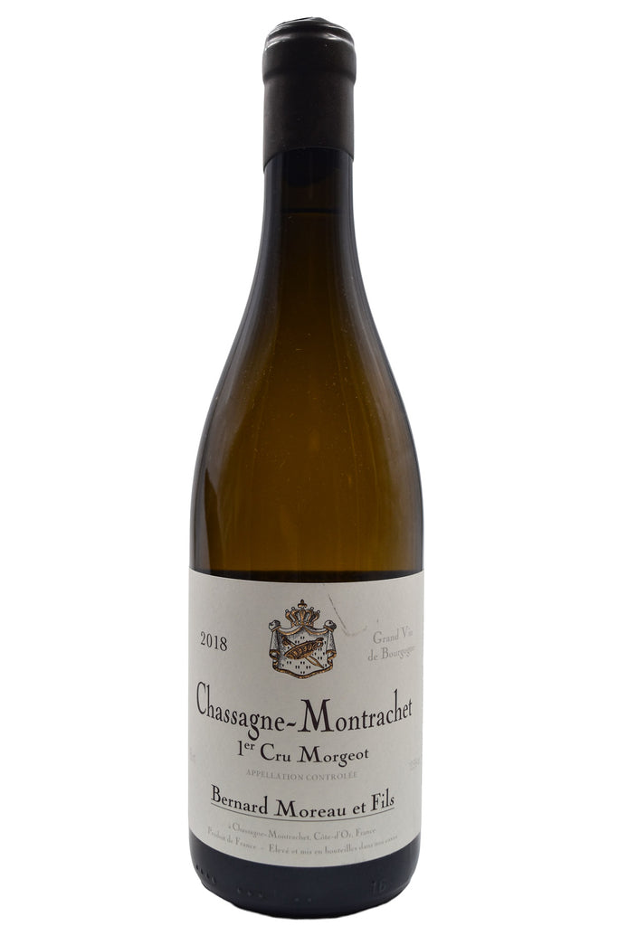 Bottle of Bernard Moreau et Fils Chassagne-Montrachet Morgeot 2018 [NET]-White Wine-Flatiron SF