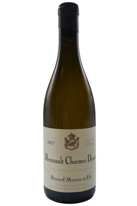 Bottle of Bernard Moreau et Fils Meursault Charmes Dessus 2017 [NET]-White Wine-Flatiron SF