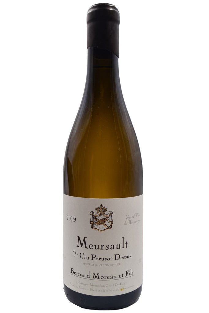 Bottle of Bernard Moreau et Fils Meursault Porusot Dessus 2019 [NET]-White Wine-Flatiron SF