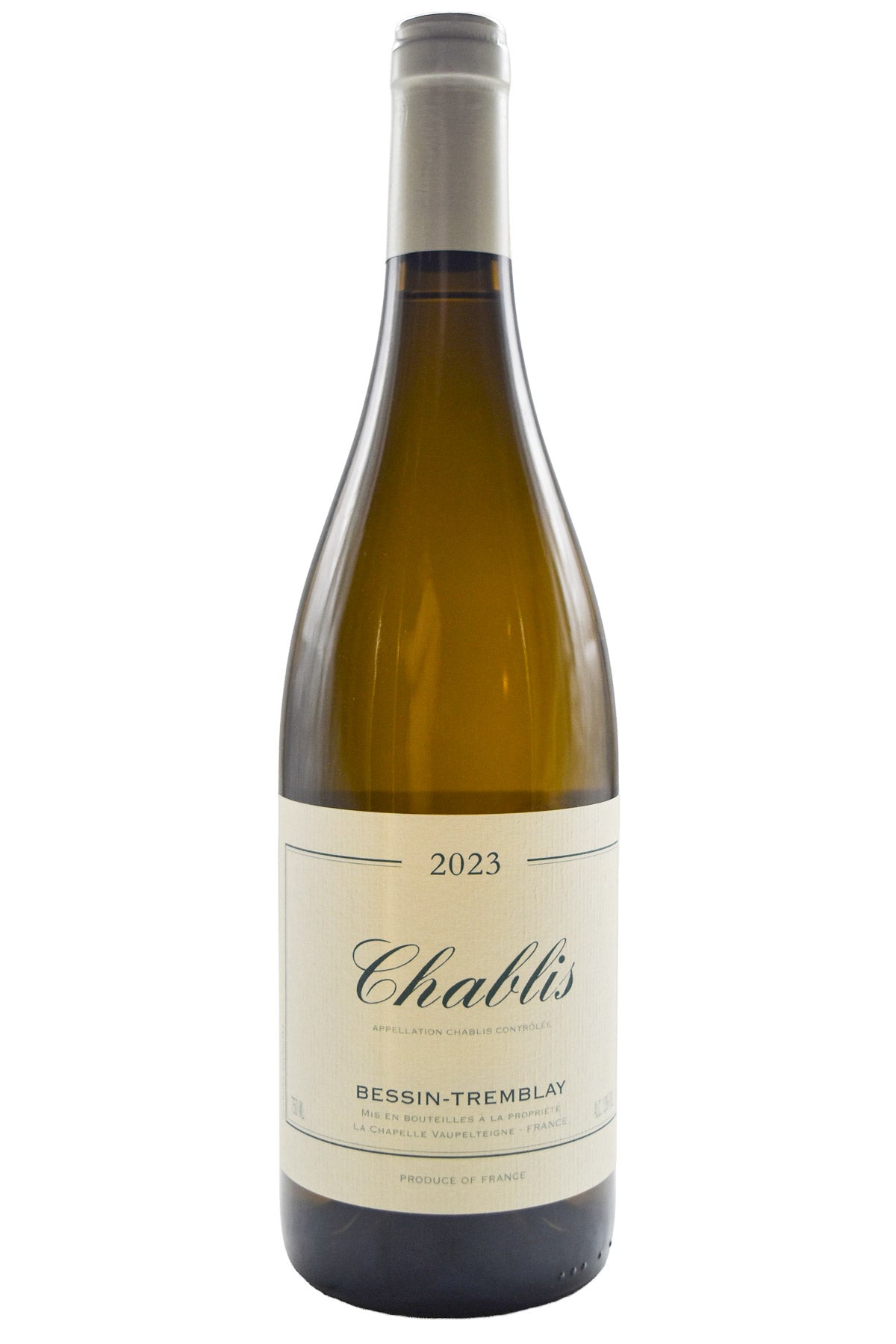 Bottle of Bessin-Tremblay Chablis 2023-White Wine-Flatiron SF
