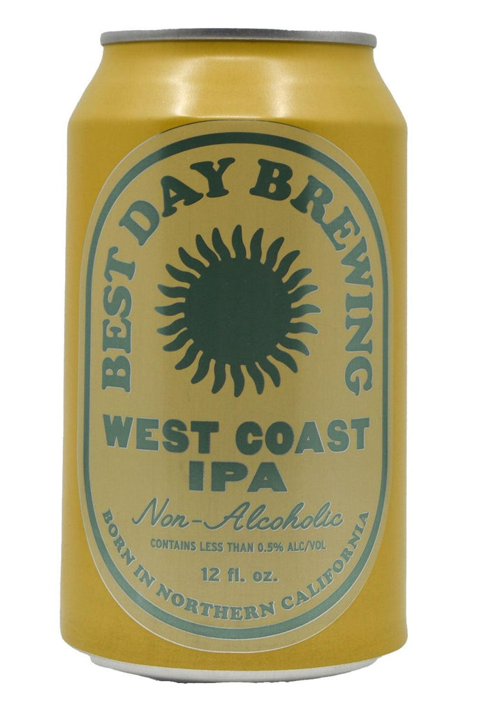 Bottle of Best Day Brewing Non Alcoholic West Coast IPA-Beer-Flatiron SF