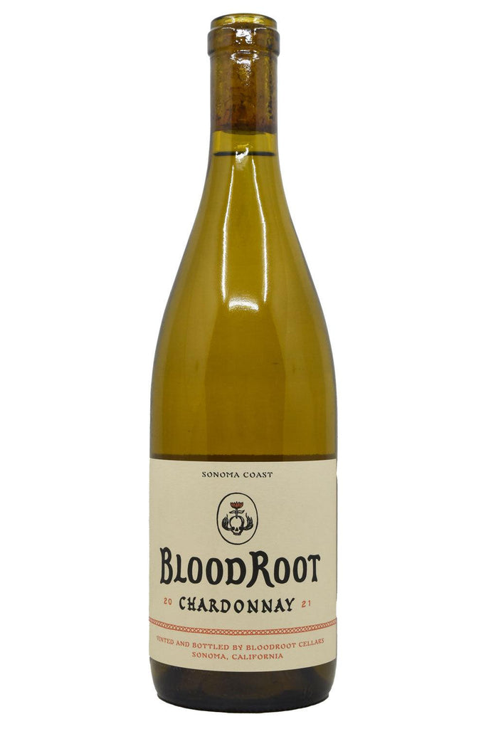 Bottle of BloodRoot Sonoma Coast Chardonnay 2021-White Wine-Flatiron SF
