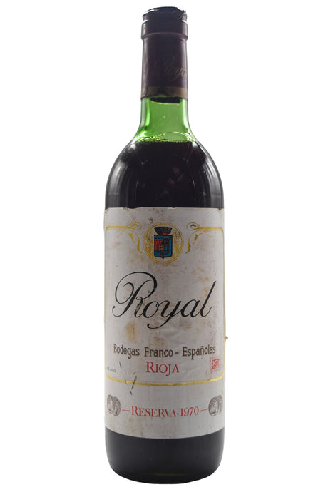 Bottle of Bodegas Franco-Espanolas Rioja Royal Reserva 1970-Red Wine-Flatiron SF
