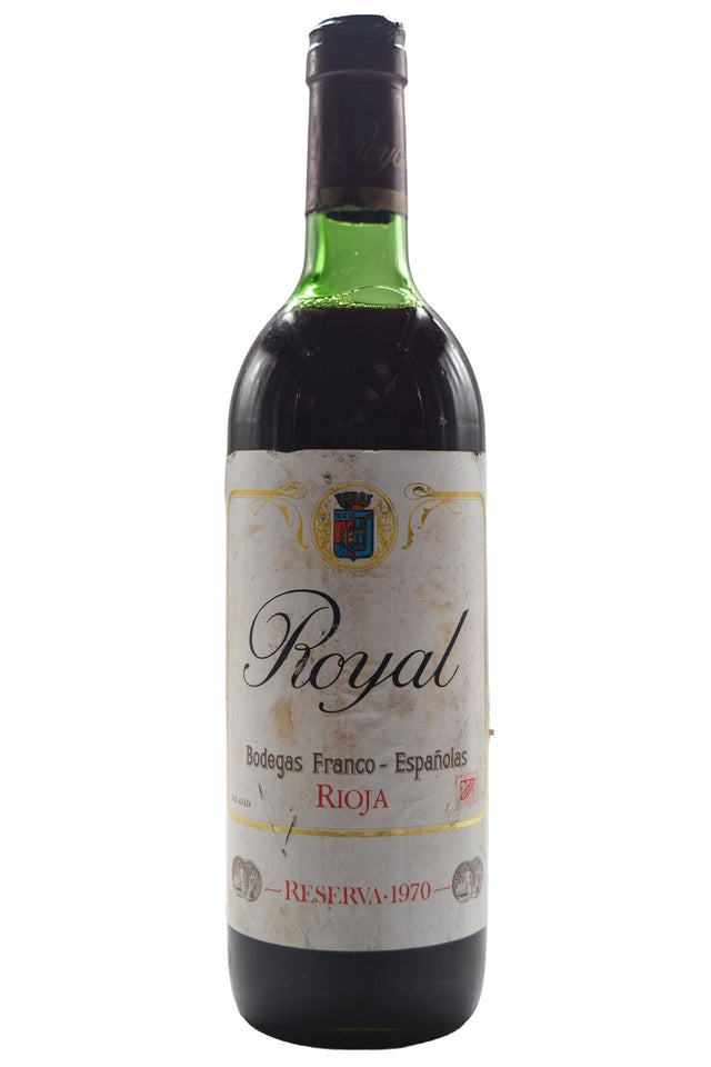 Bottle of Bodegas Franco-Espanolas Rioja Royal Reserva 1970-Red Wine-Flatiron SF