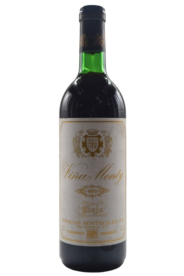 Bottle of Bodegas Montecillo Rioja Gran Reserva Vina Monty 1970-Red Wine-Flatiron SF