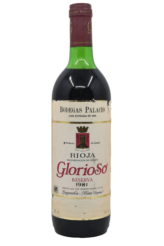 Bottle of Bodegas Palacio Rioja Glorioso Reserva 1981-Red Wine-Flatiron SF