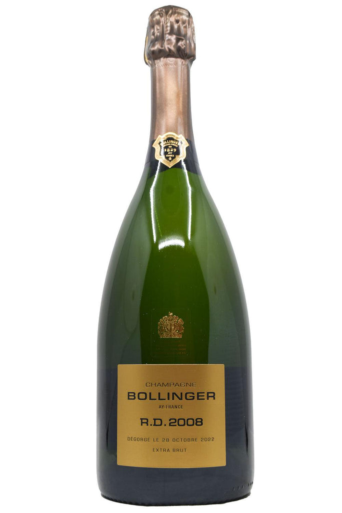 Bottle of Bollinger Champagne Extra Brut R.D. 2008-Sparkling Wine-Flatiron SF