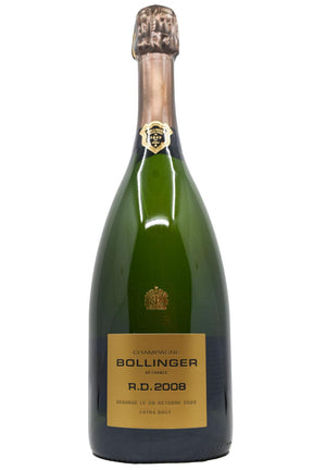 Bottle of Bollinger Champagne Extra Brut R.D. [2nd Disgorgement] 2008-Sparkling Wine-Flatiron SF