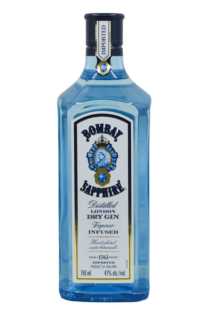 Bottle of Bombay Sapphire London Dry Gin-Spirits-Flatiron SF