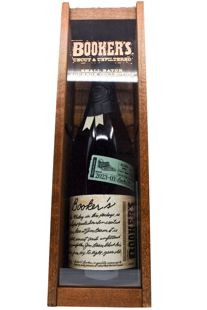 Bottle of Booker's Bourbon Mighty Fine Batch 2023-03 126.6 Proof-Spirits-Flatiron SF
