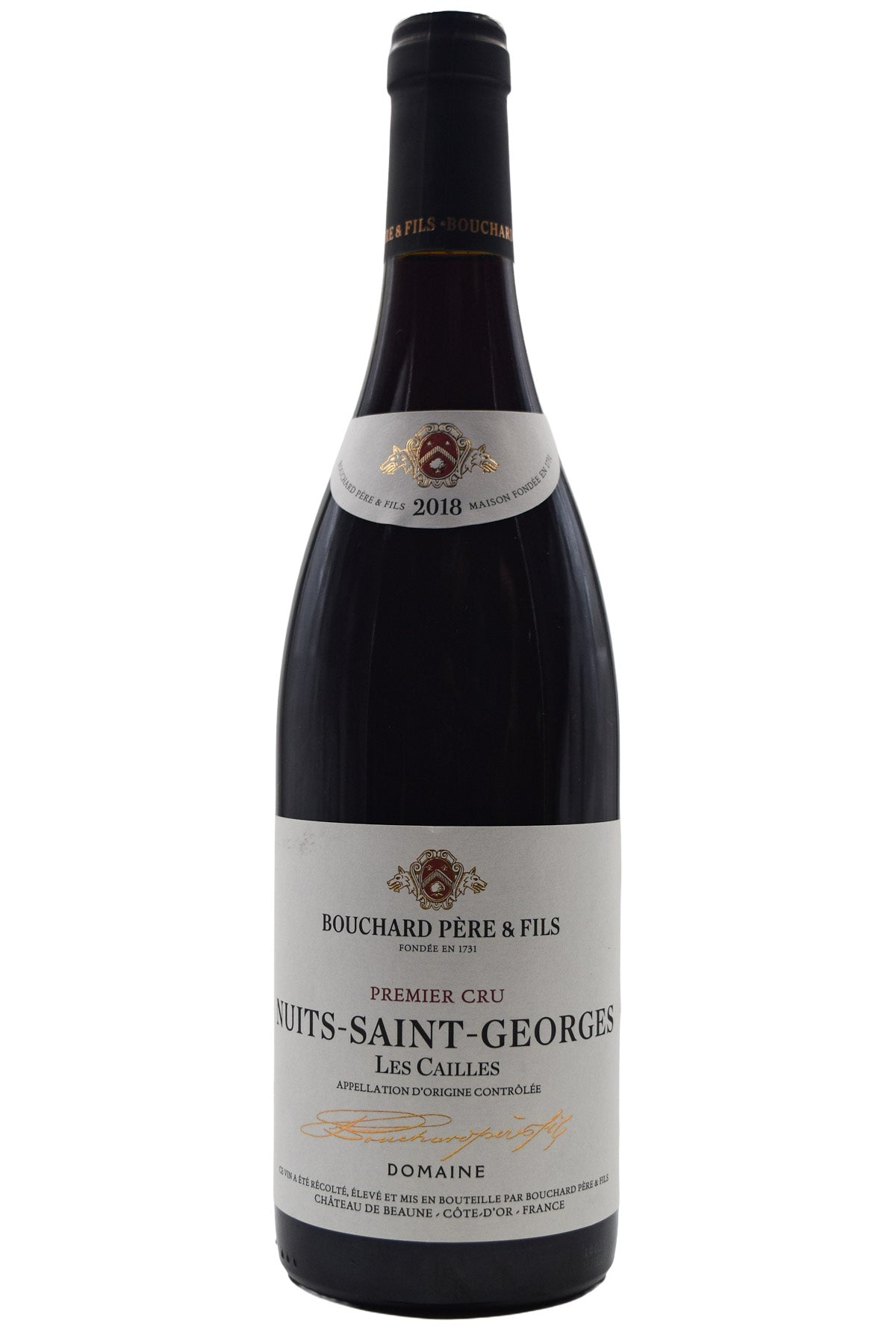 Bottle of Bouchard Pere & Fils Nuits-St-Georges 1er Cru Les Cailles 2018-Red Wine-Flatiron SF