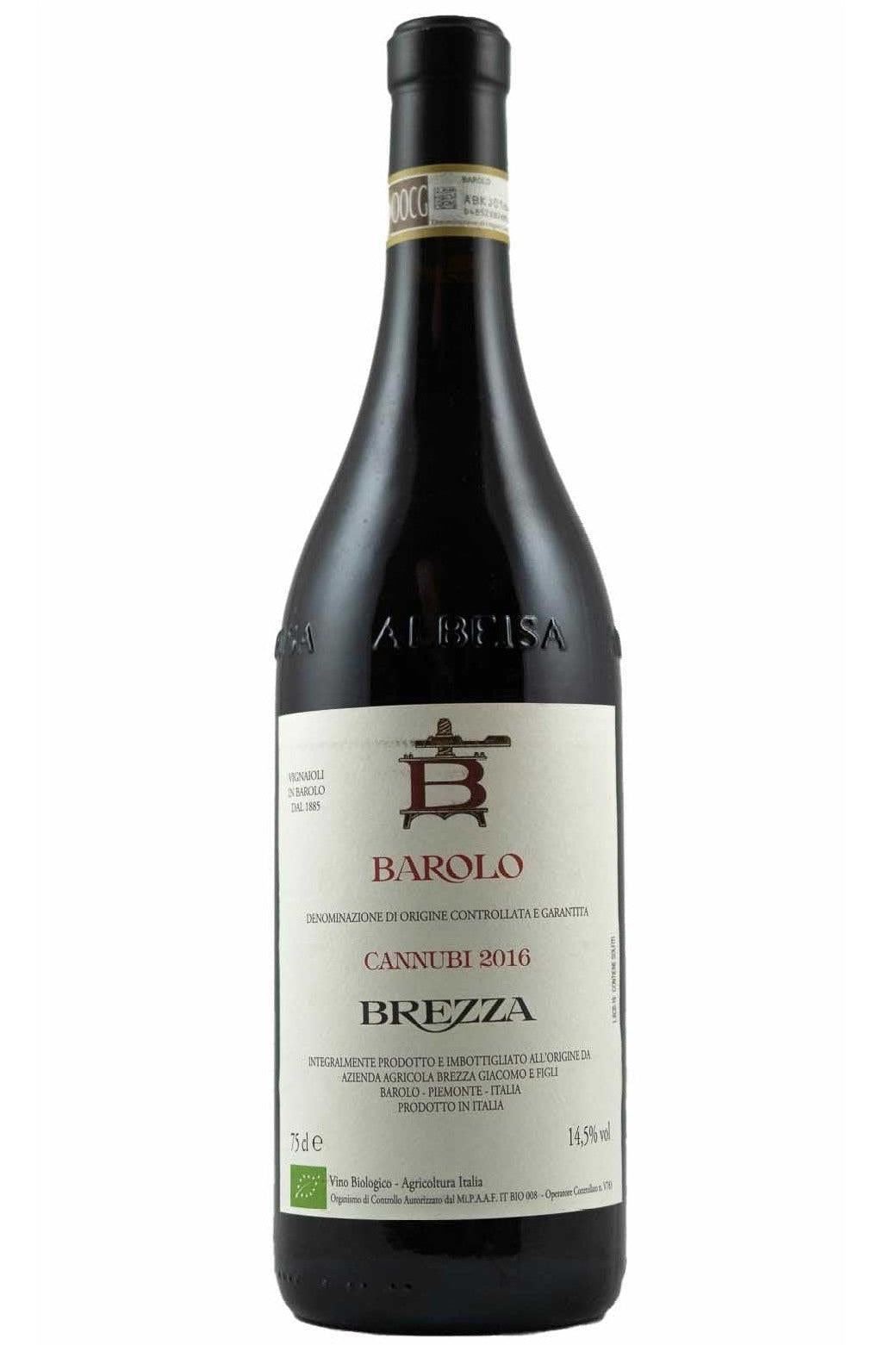 Bottle of Brezza Barolo Cannubi 2016-Red Wine-Flatiron SF