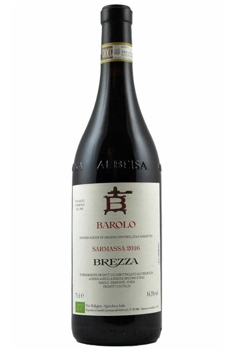 Bottle of Brezza Barolo Sarmassa 2016-Red Wine-Flatiron SF