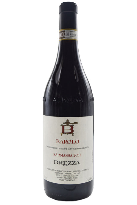 Bottle of Brezza Barolo Sarmassa 2021-Red Wine-Flatiron SF