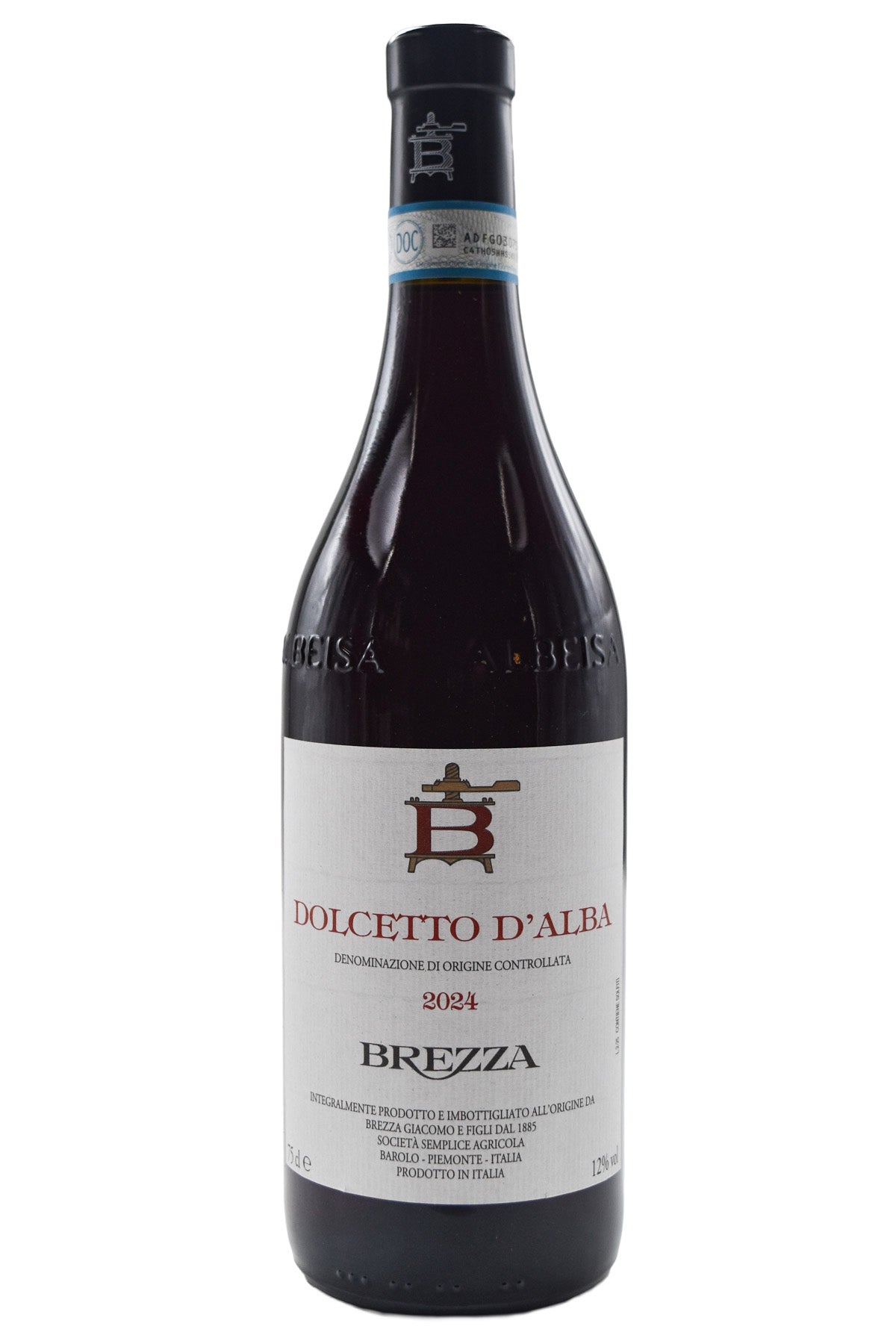 Bottle of Brezza Dolcetto d’Alba 2024-Red Wine-Flatiron SF