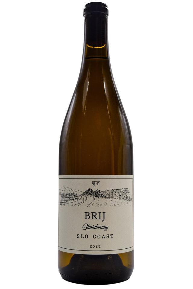 Bottle of Brij Wines SLO Coast Chardonnay 2025-White Wine-Flatiron SF