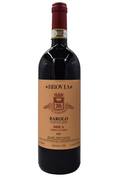 Bottle of Brovia Barolo Brea - Vigna Ca' Mia 2021-Red Wine-Flatiron SF