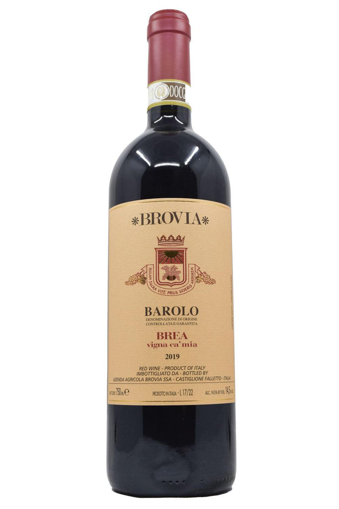 Bottle of Brovia Barolo Brea Vigna Ca'Mia 2019-Red Wine-Flatiron SF