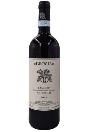 Bottle of Brovia Langhe Nebbiolo 2022-Red Wine-Flatiron SF