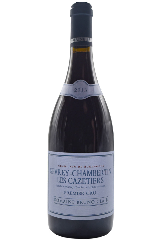 Bottle of Bruno Clair Gevrey-Chambertin 1er Cru Les Cazetiers 2015-Red Wine-Flatiron SF
