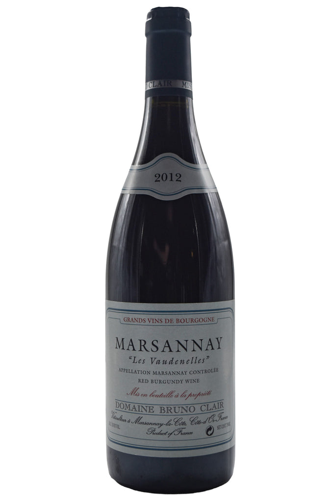 Bottle of Bruno Clair Marsannay Les Vaudenelles 2012-Red Wine-Flatiron SF
