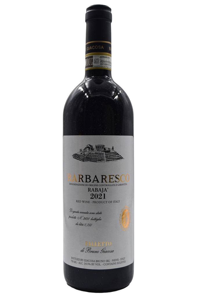 Bottle of Bruno Giacosa Barbaresco Rabaja 2021-Red Wine-Flatiron SF