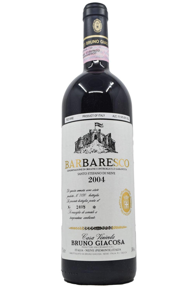 Bottle of Bruno Giacosa Barbaresco Santo Stefano di Neive 2004-Red Wine-Flatiron SF