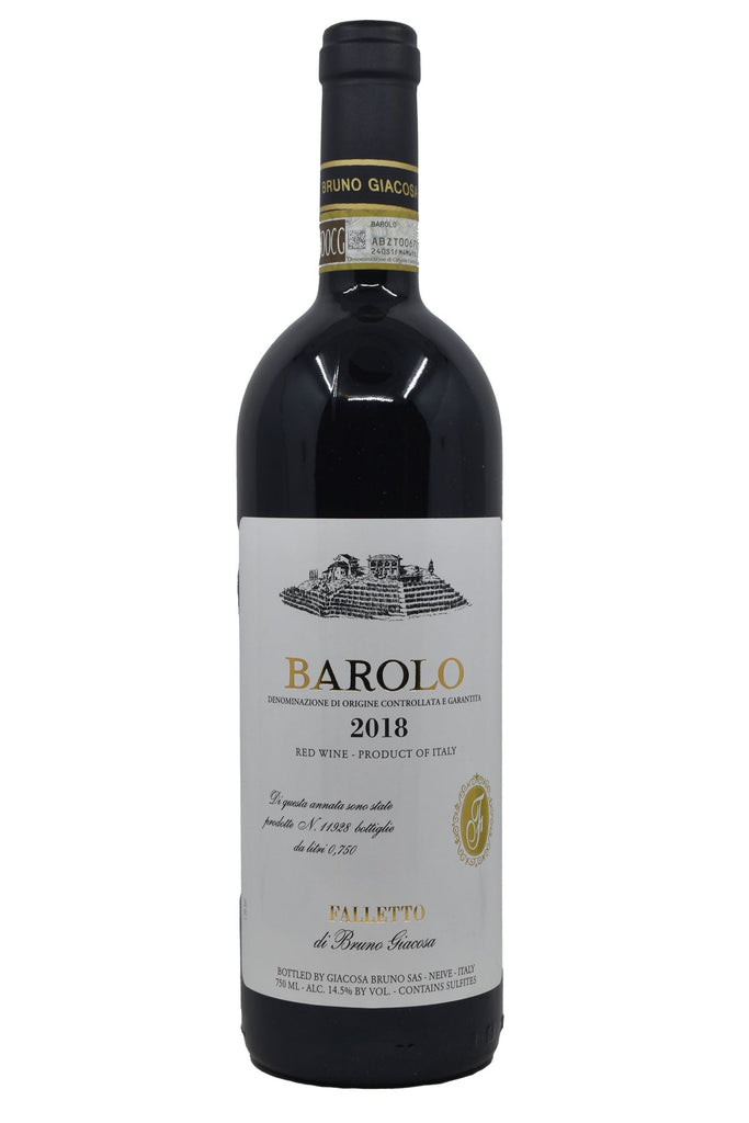 Bottle of Bruno Giacosa Barolo 2018-Red Wine-Flatiron SF