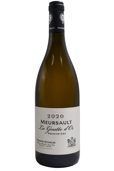 Bottle of Buisson-Charles Meursault 1er Cru Les Gouttes d'Or 2020 [NET]-White Wine-Flatiron SF