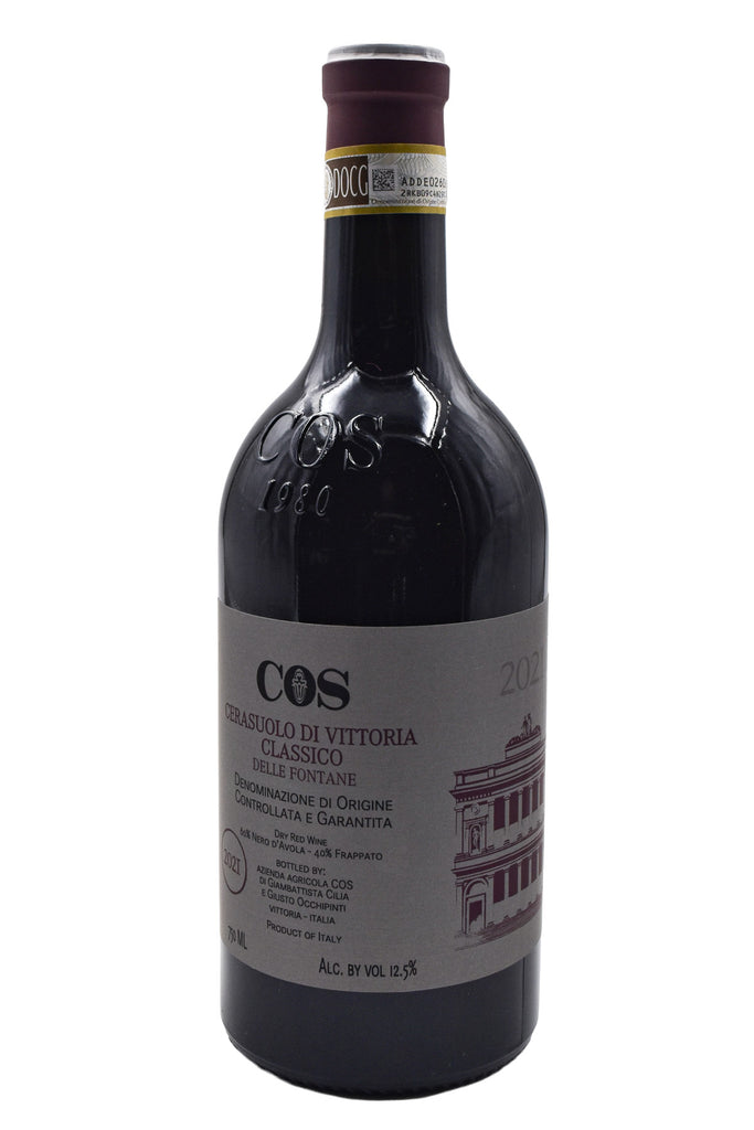 Bottle of COS Cerasuolo di Vittoria Classico delle Fontane 2021-Red Wine-Flatiron SF