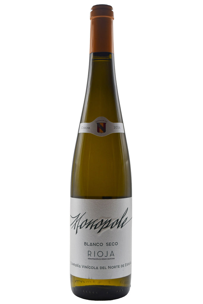Bottle of CVNE Cune Rioja Blanco Seco Monopole 2024-White Wine-Flatiron SF